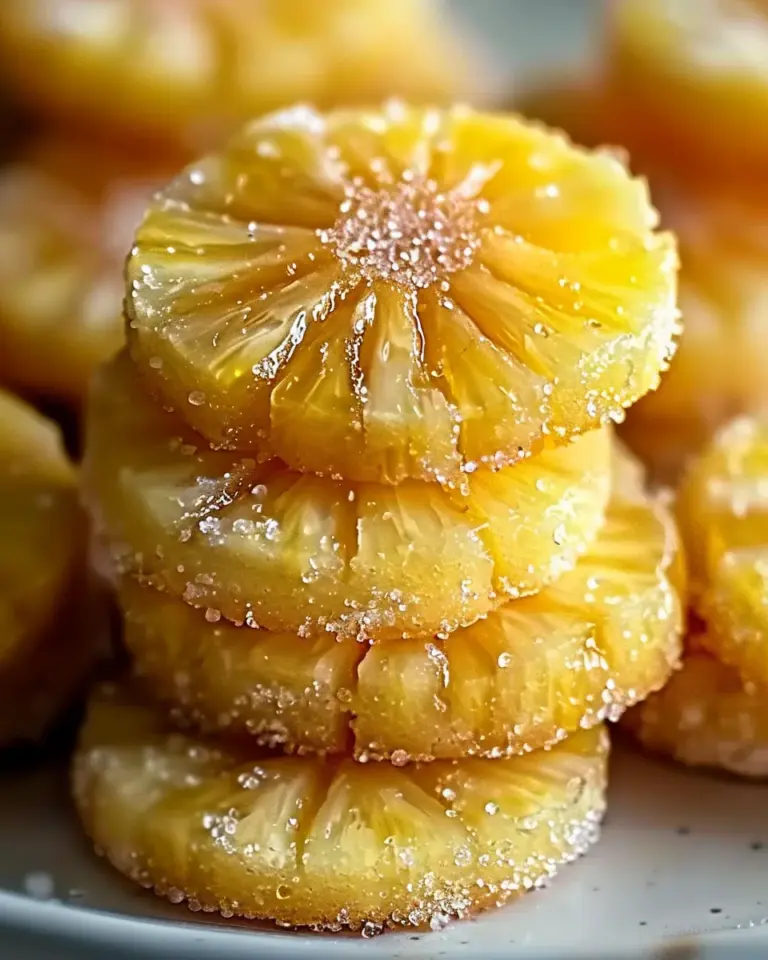 Pineapple Upside Sugar Cookies