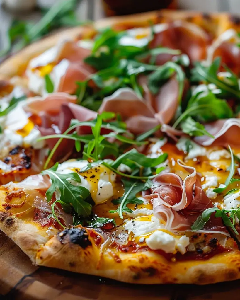 Prosciutto and Honey Burrata Pizza Recipe
