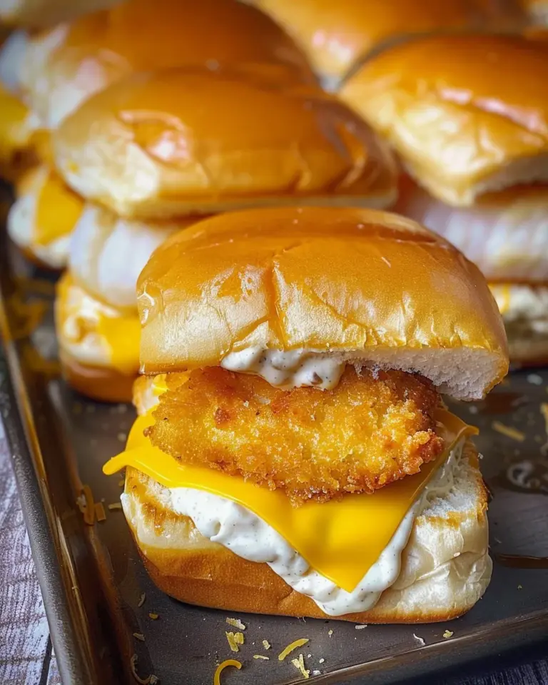 Filet-O-Fish Sliders (Fish Burger Sliders)