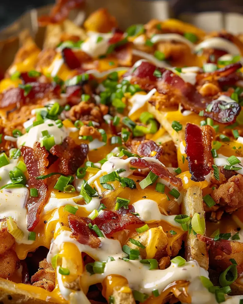 Dirty Chicken and Bacon Loaded Fries