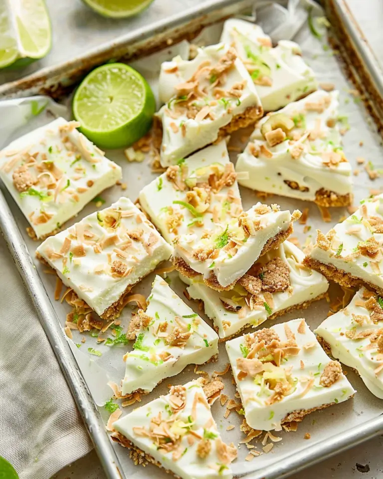 Key Lime Pie Yogurt Bark Recipe