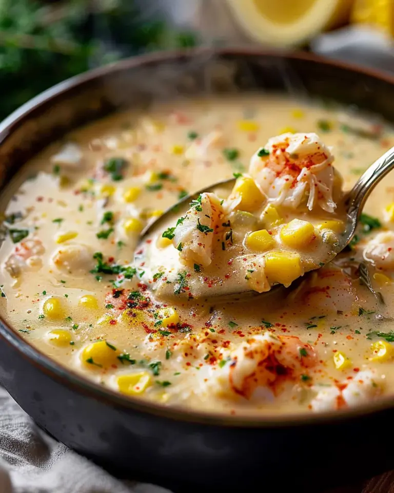 Bobby Flay’s Crab & Corn Chowder