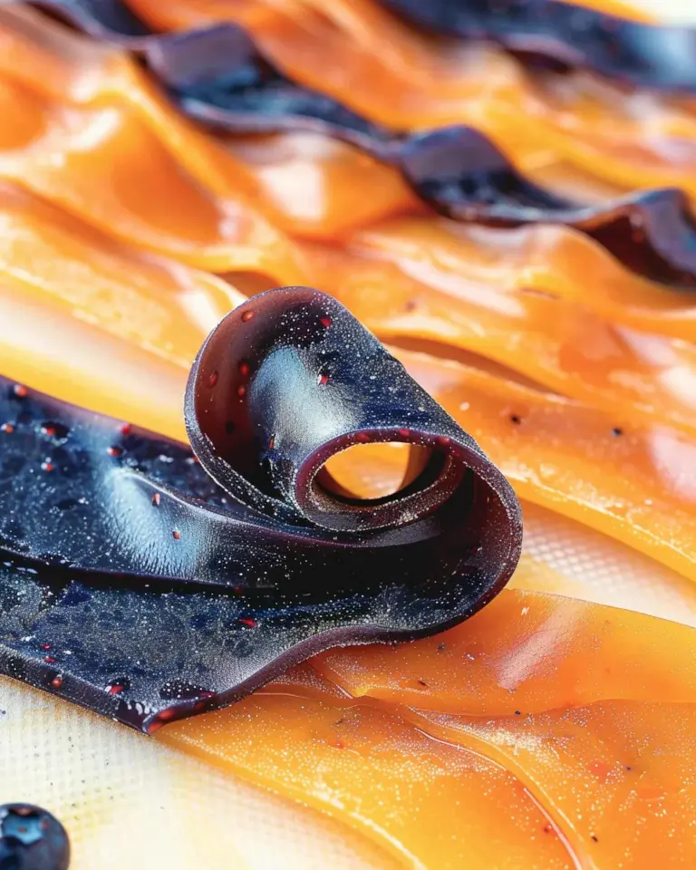 Blueberry Peach Fruit Leather