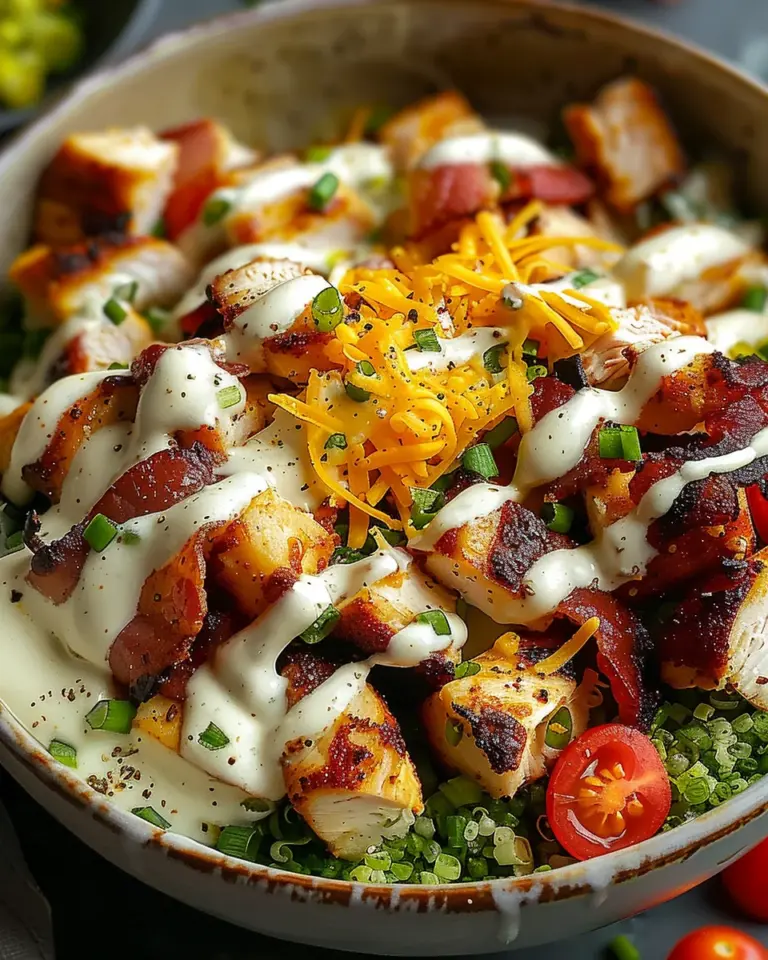 Irresistible Chicken Bacon Ranch Keto Bowls in 40 Minutes
