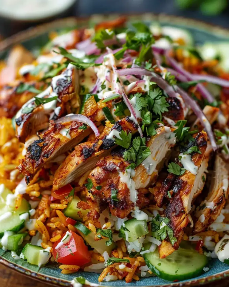 Chicken Shawarma Crispy Rice Salad – Easy Middle Eastern Dinner Recipe