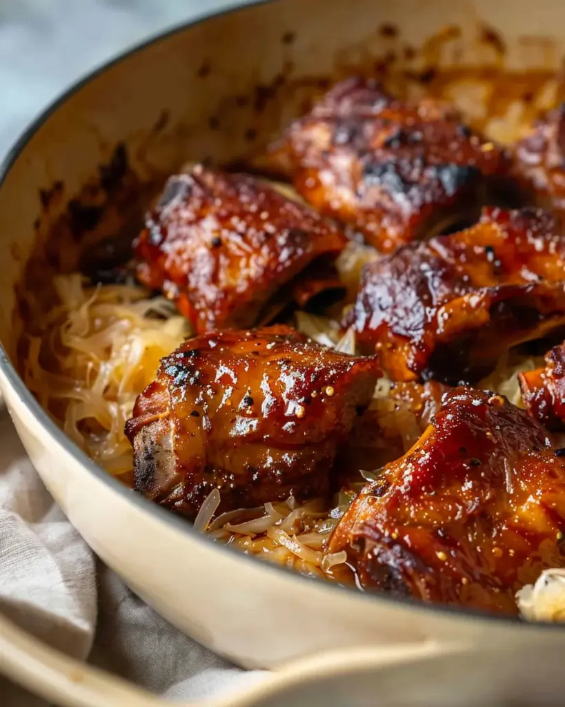Juicy Braised Pork and Sauerkraut with Brown Sugar – Alrightwithme