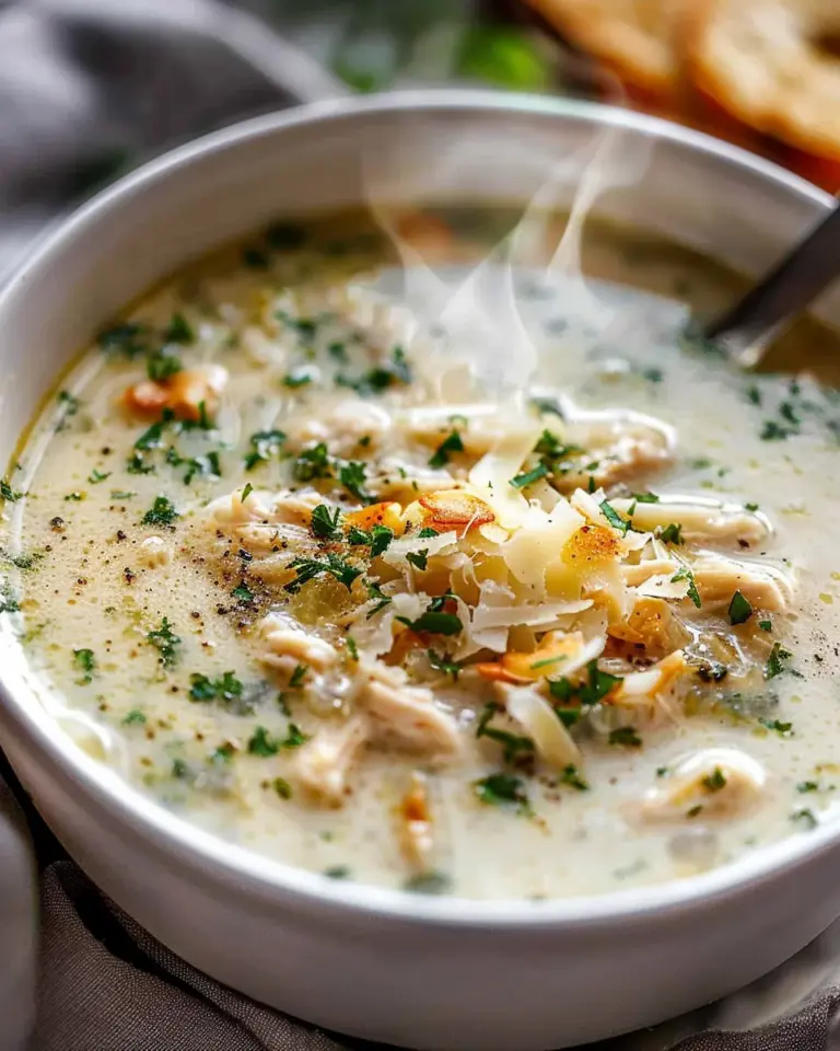 Garlic Parmesan Chicken Soup Recipe: Creamy, Protein-Packed Comfort Food
