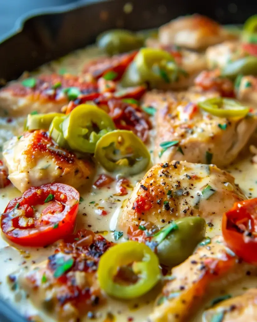 Pepperoncini Chicken Skillet: Easy One-Pan Recipe