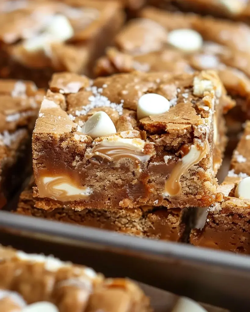 Chewy Biscoff Blondies: 8 Irresistible Steps with Gooey Centers