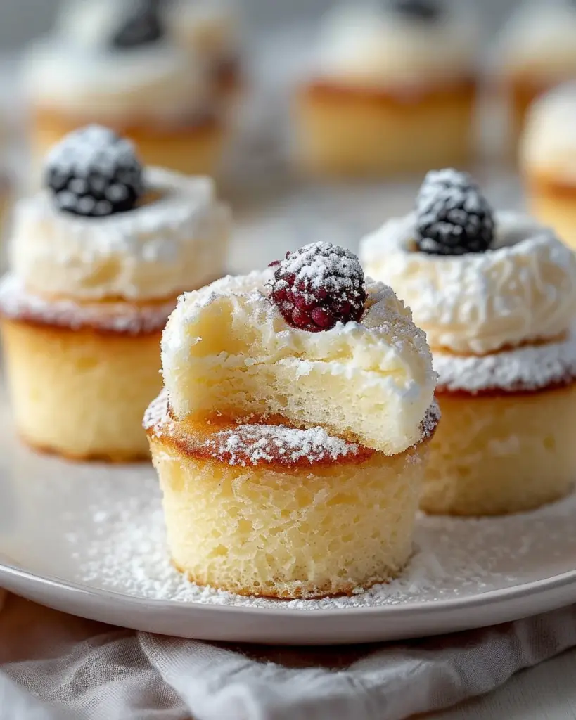 Fluffy Japanese Cotton Cheesecake Cupcakes You’ll Love Baking