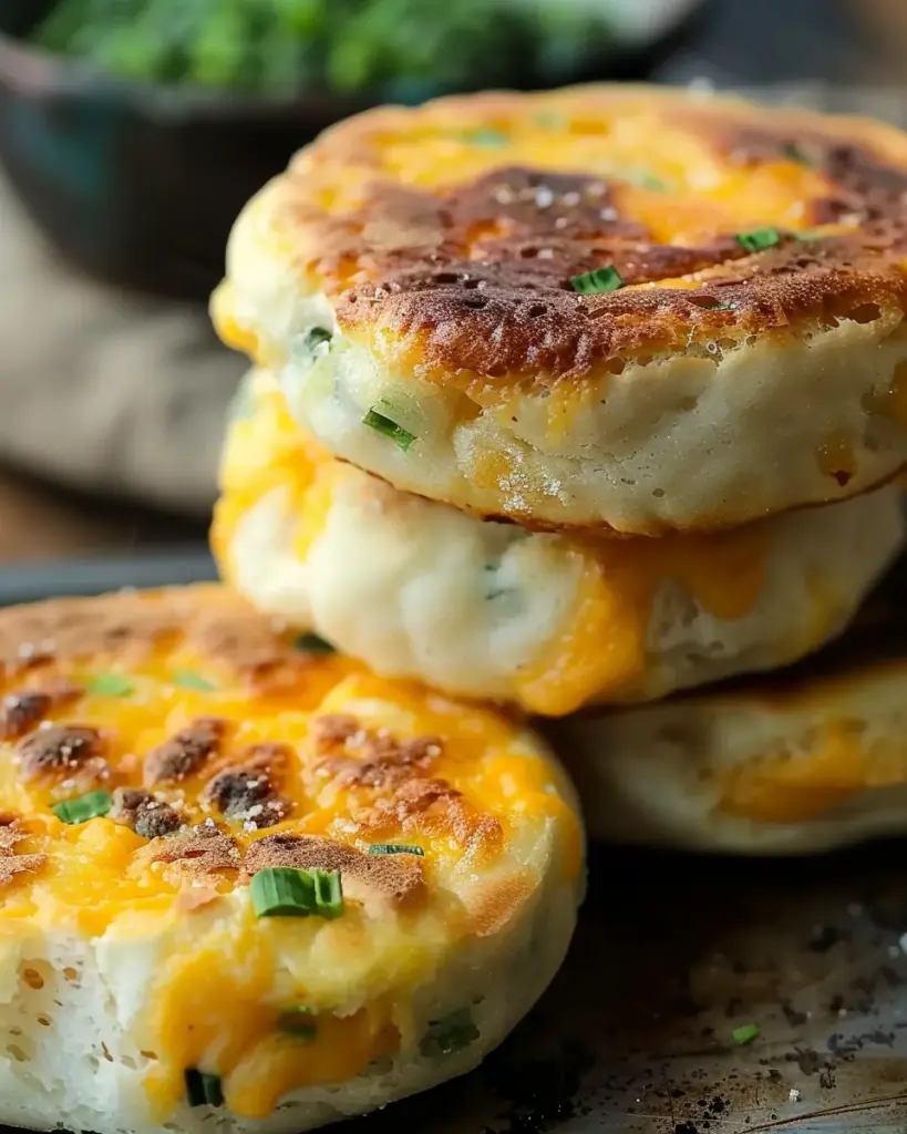 Cheddar Scallion English Muffins Recipe That Brings Bakery Vibes Home