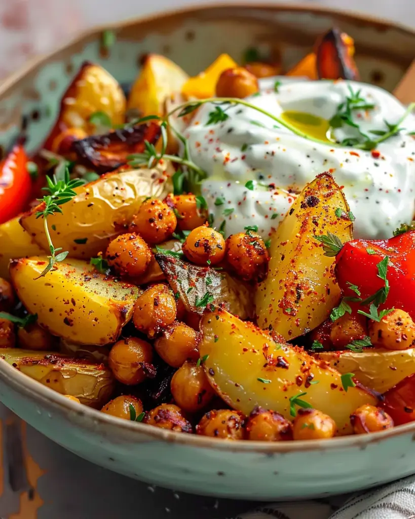 Classic Mediterranean Roasted Vegetables Bowl – theamazingfood