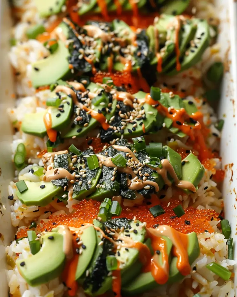Vegan Sushi Bake