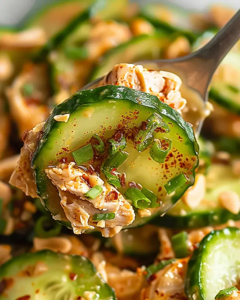 Thai Cucumber Salad with Chicken
