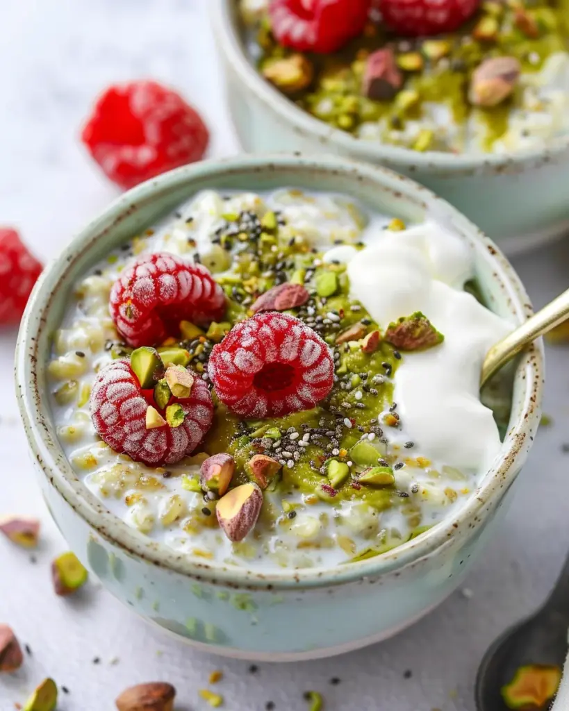Pistachio Overnight Oats