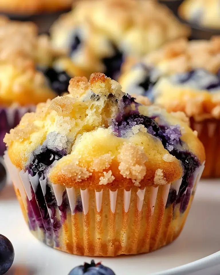 Delicious Blueberry Cream Cheese Muffins