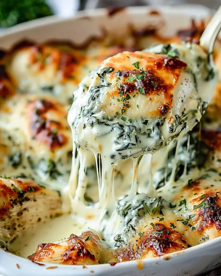 The Perfect Spinach and Artichoke Chicken Bake