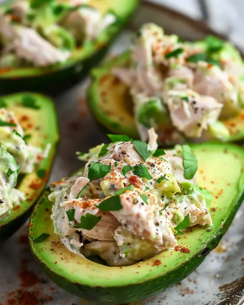 Chicken Salad Stuffed Avocado Recipe