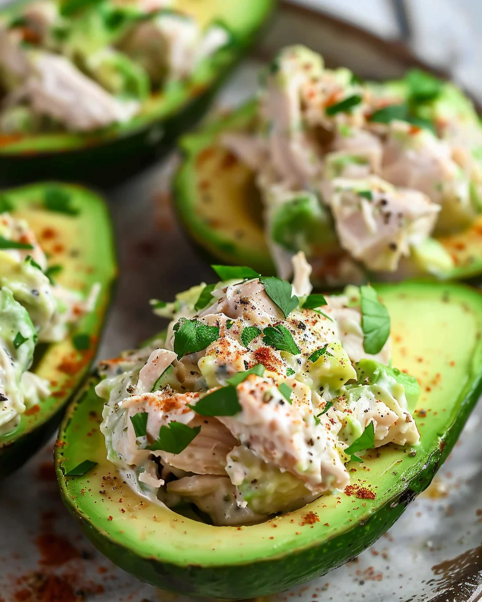 Chicken Salad Stuffed Avocado Recipe