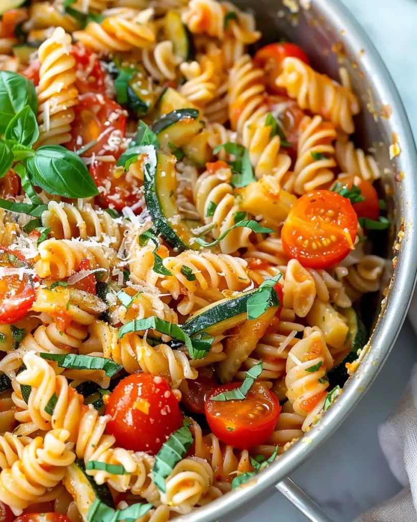 Best Weeknight Tomato Zucchini Pasta – Homefoodkitchen