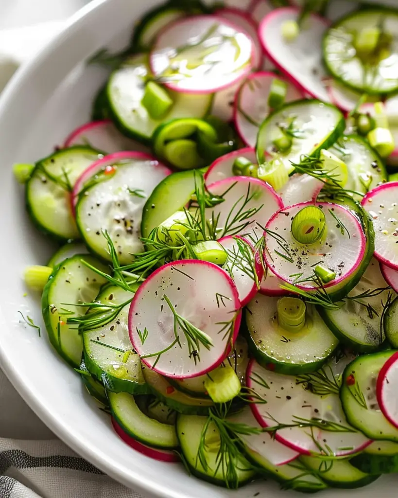 Cucumber Radish Salad
