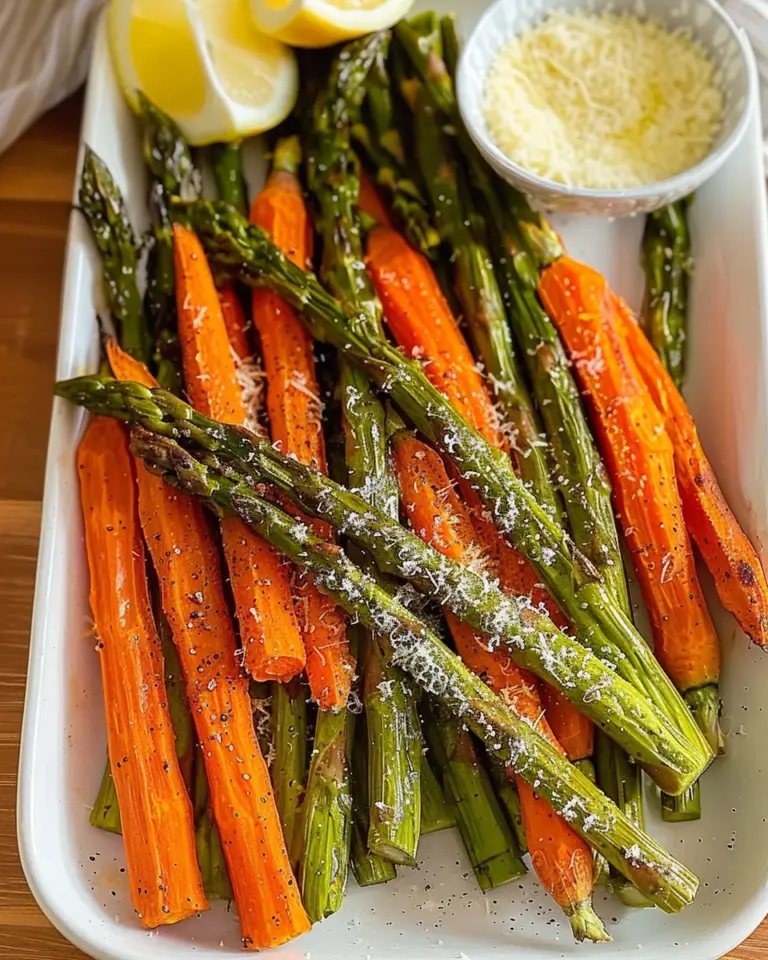 Roasted Asparagus and Carrots Recipe