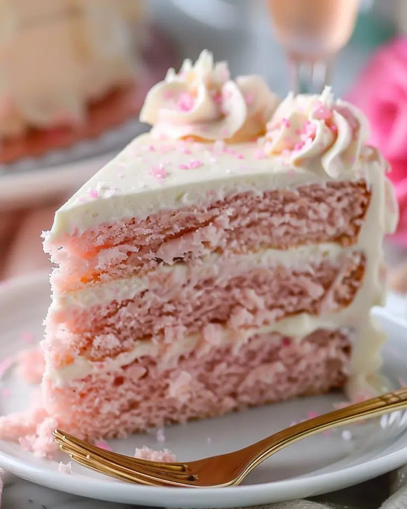 Pink Champagne Cake Recipe