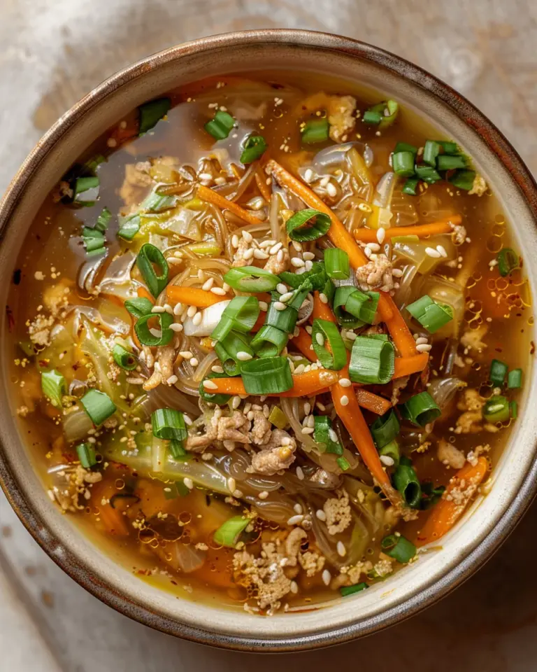 Cozy One-Pot Egg Roll Soup Recipe