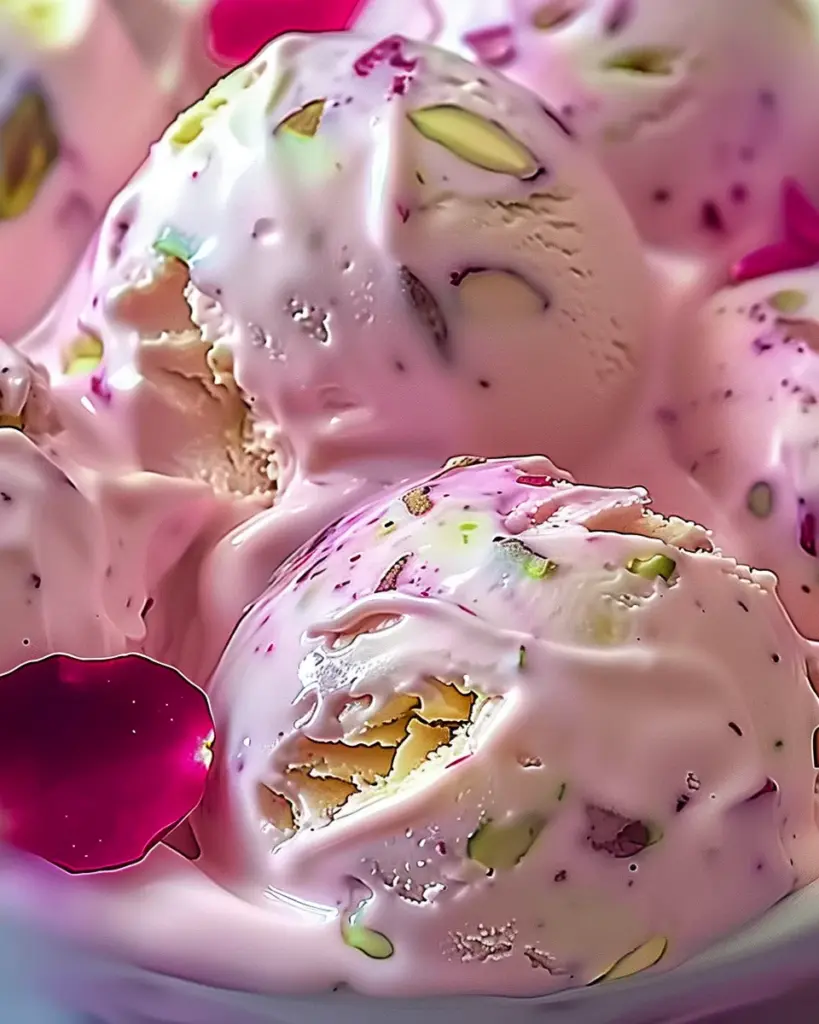 Rose Pistachio Cheesecake Ice Cream: An Incredible Ultimate Recipe