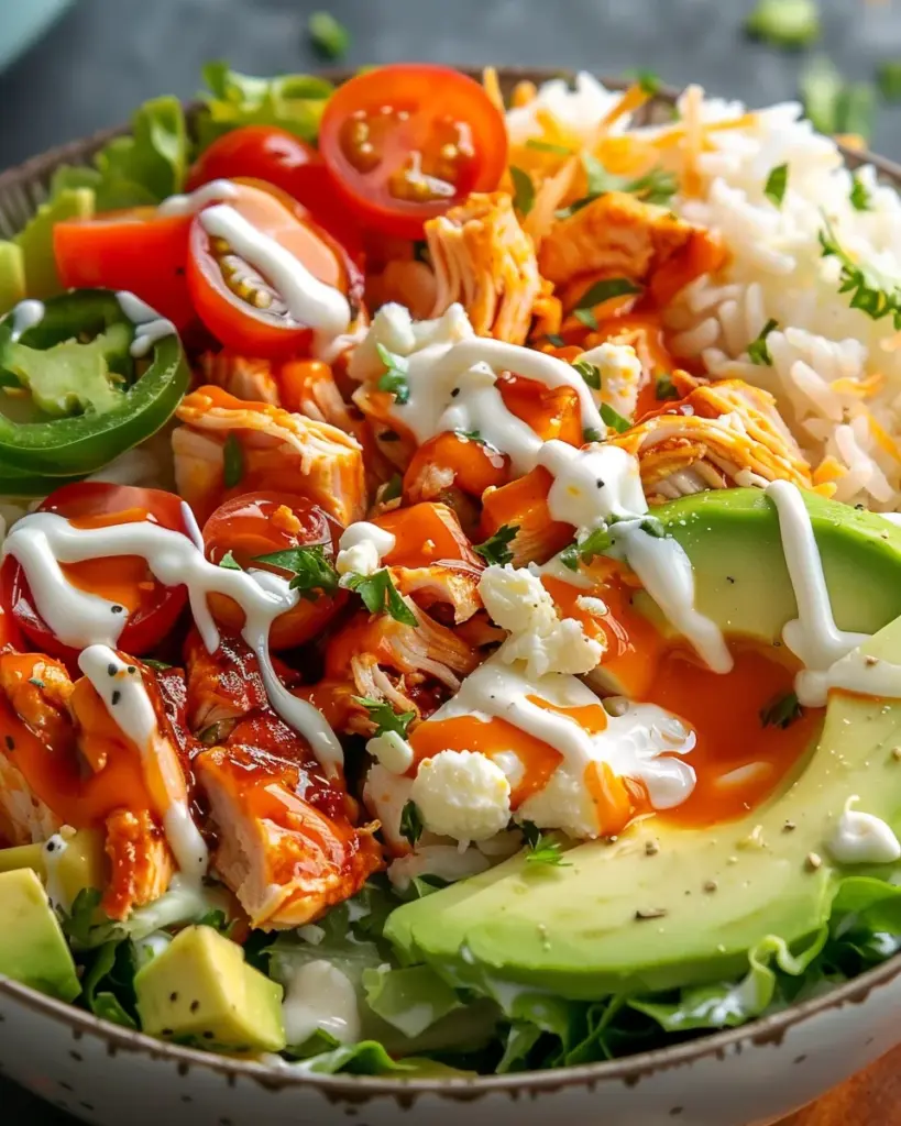 Buffalo Chicken Protein Bowl