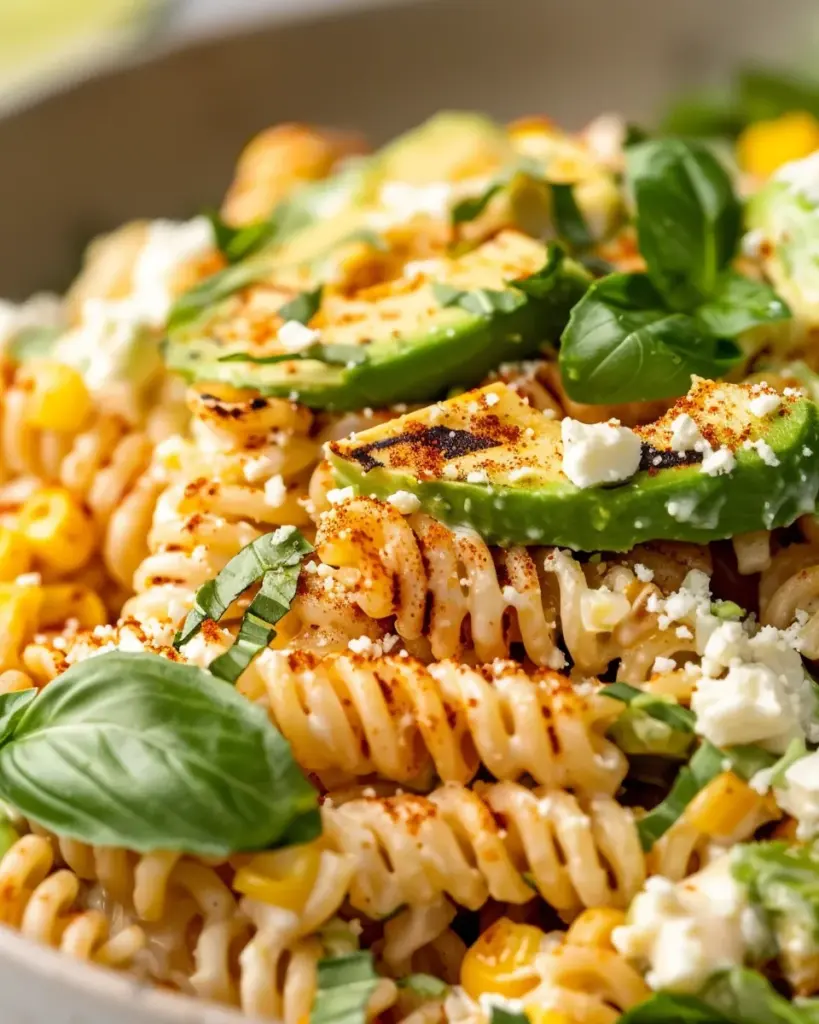 Creamy Street Corn Pasta Salad