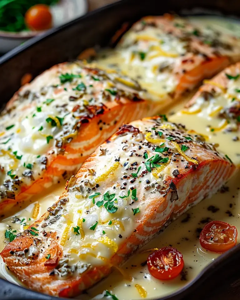 Baked Boursin Salmon – Creamy, Flavorful & Perfectly Baked