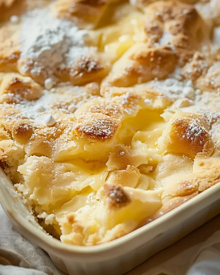 Lemon Cream Cheese Dump Cake