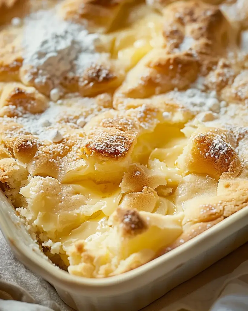 Lemon Cream Cheese Dump Cake