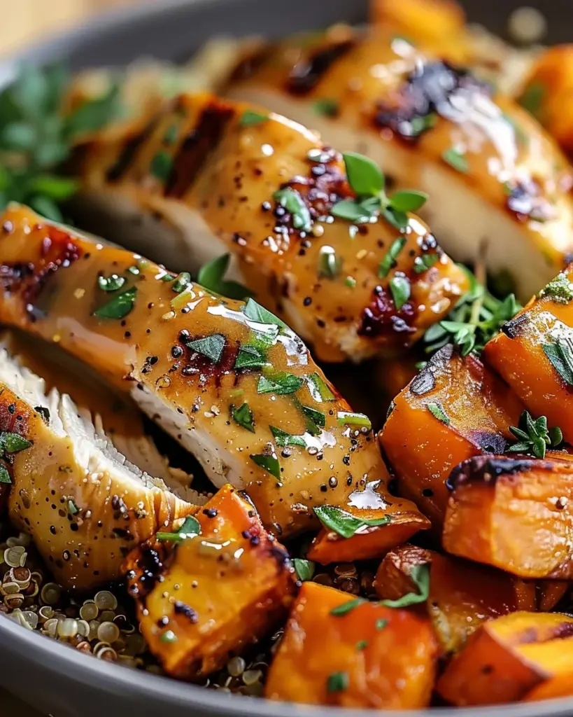 Maple Dijon Chicken & Sweet Potato Bowls That Comfort Your Soul