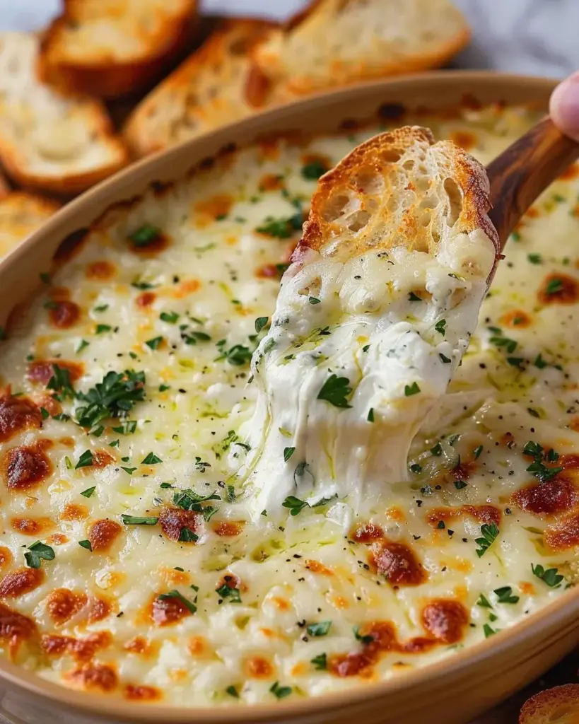 Garlic Bread Dip Recipe