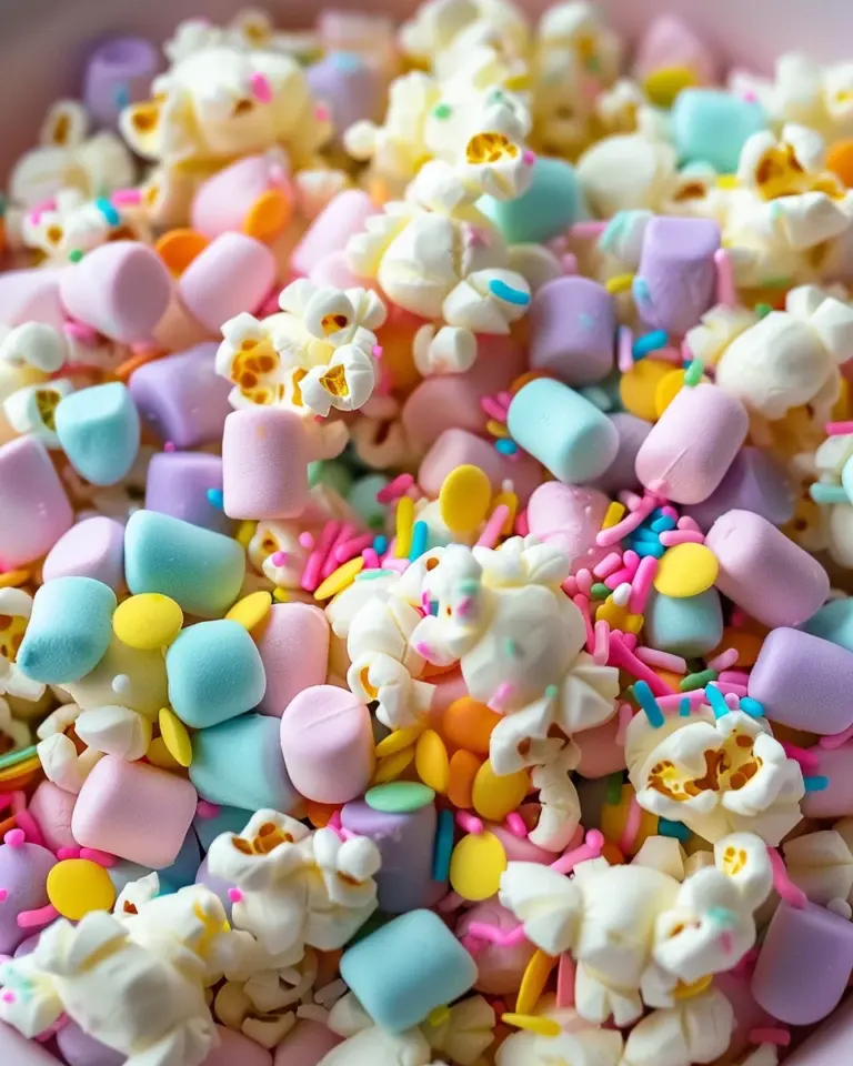 Unicorn Marshmallow Popcorn: Make Magic in Every Bite