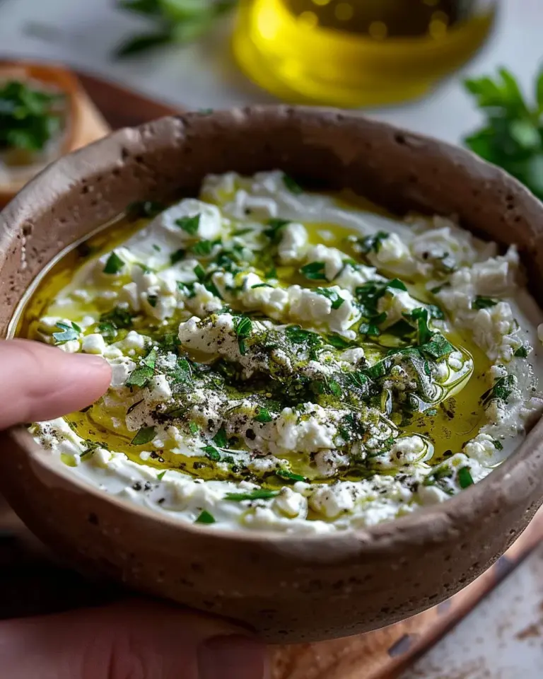 Herb and Feta Olive Oil Dip
