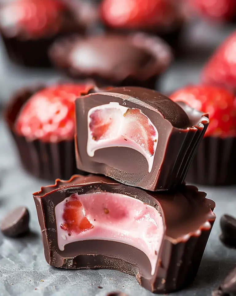 Strawberry Cream Chocolates