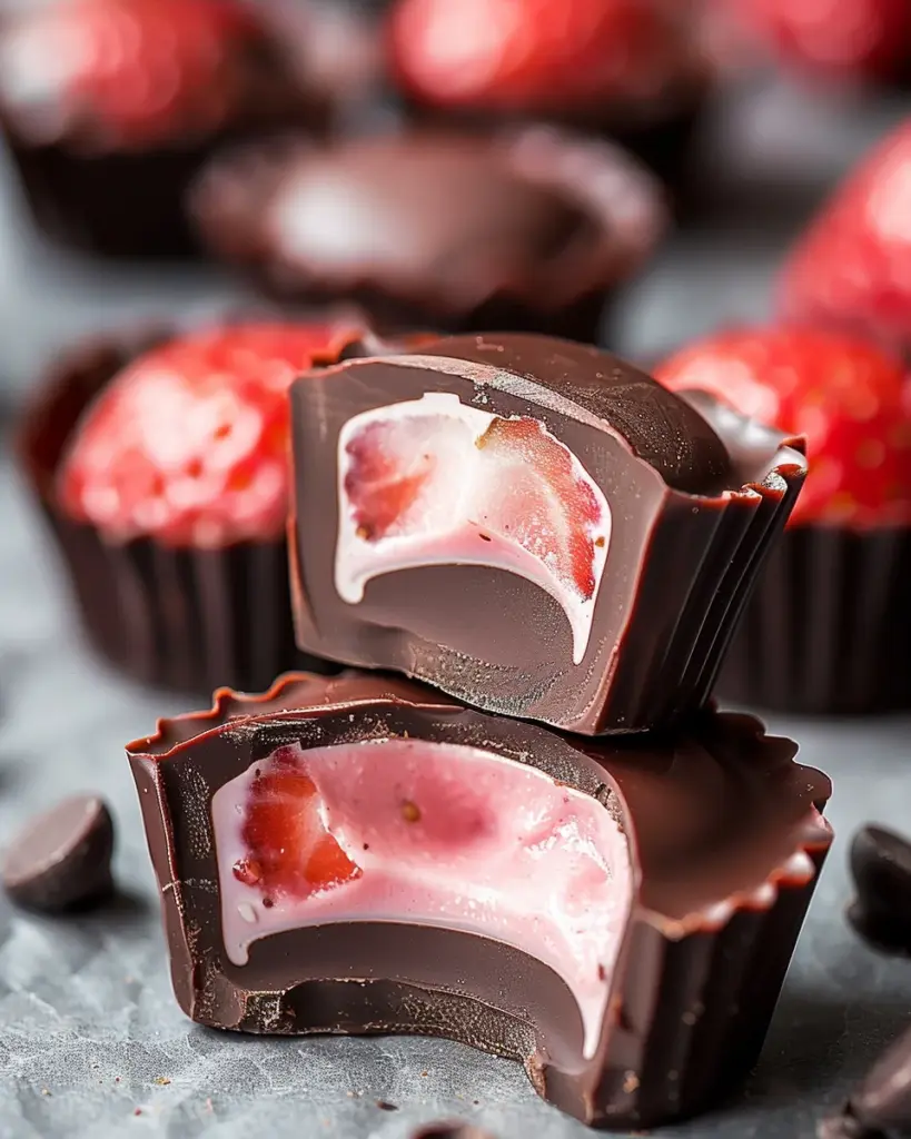 Strawberry Cream Chocolates