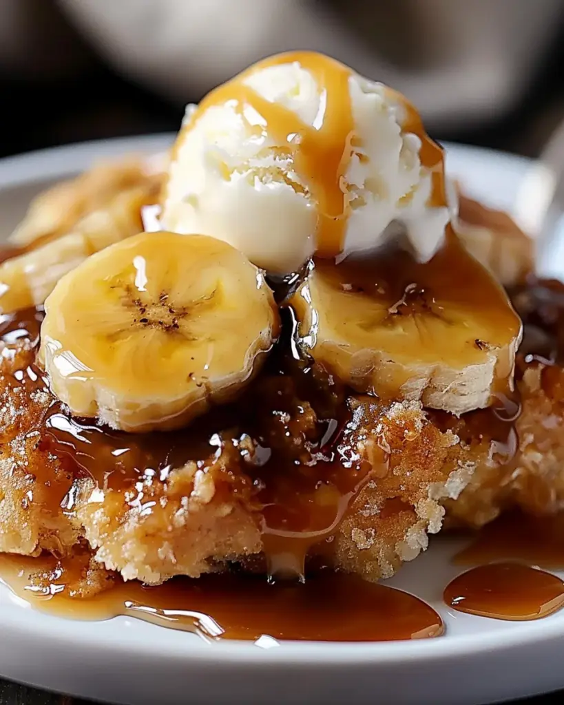 Bananas Foster Cobbler