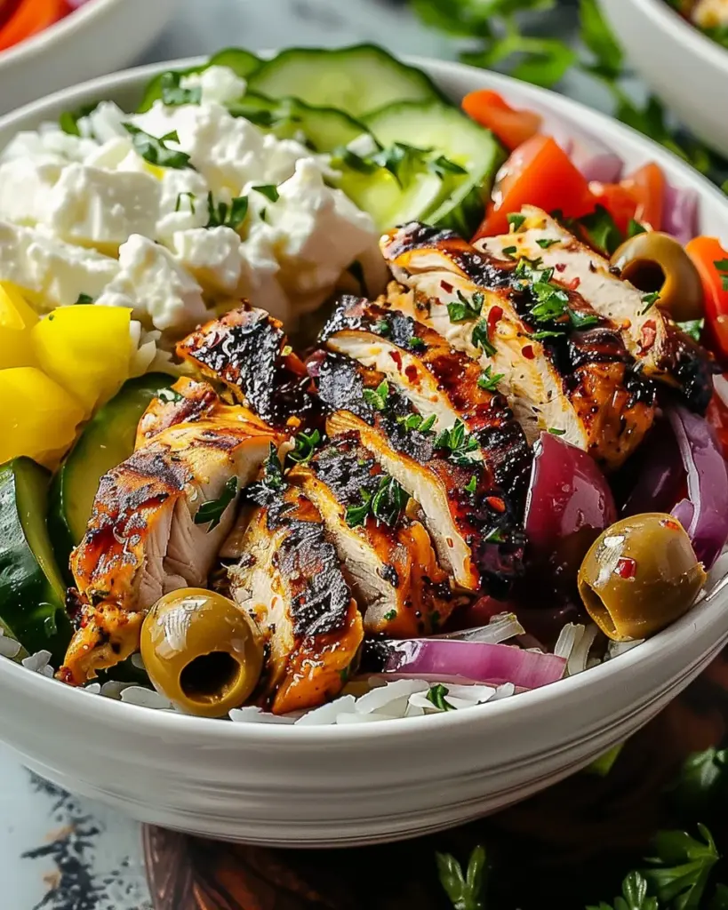 Delicious Greek Chicken Gyro Bowls for Quick Weeknight Dinners