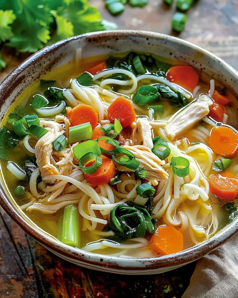 Ginger Garlic Chicken Noodle Soup: An Incredible Ultimate Recipe