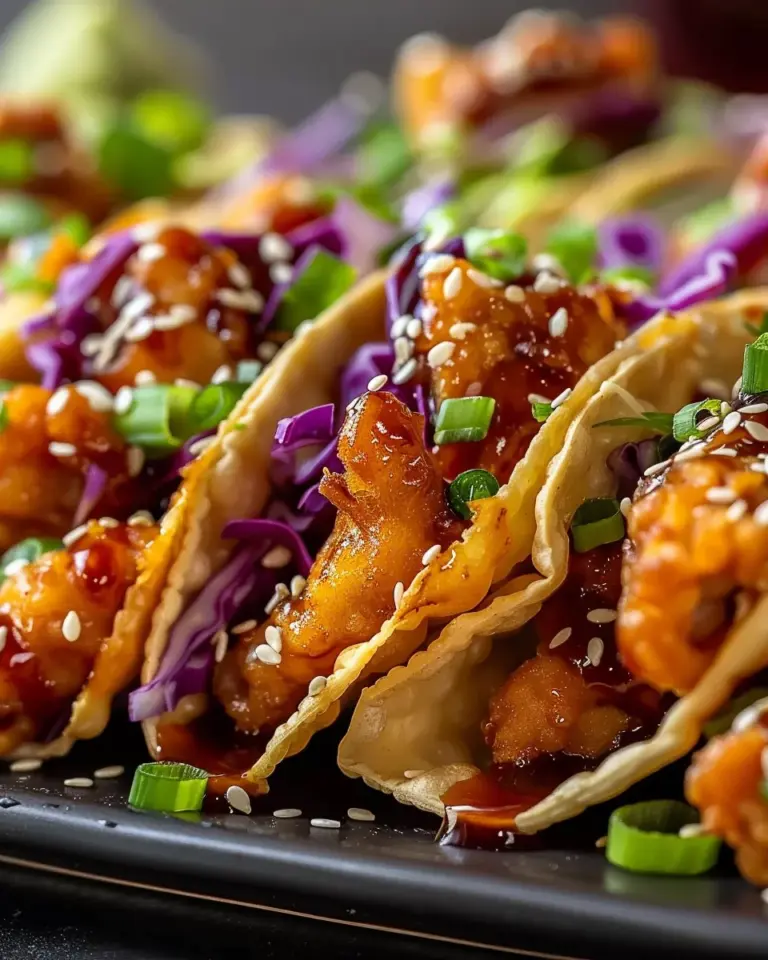 Crispy Chicken Wonton Tacos Recipe with Perfect Teriyaki Glaze