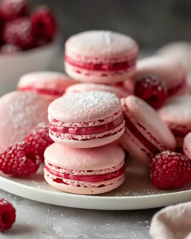 Raspberry Macarons Recipe