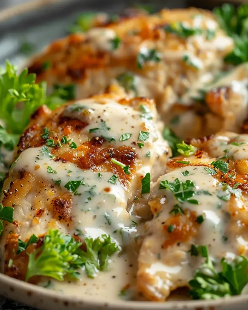 Melt-In-Your-Mouth Caesar Chicken