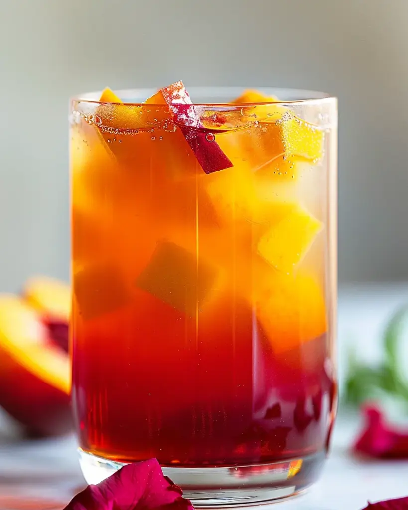 Peach Hibiscus Sunset Tea